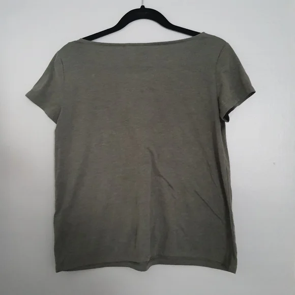 Divided Olive Green Basic T Shirt Top - Picture 2 of 4